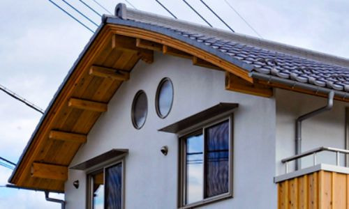 新築住宅(I邸)のむくり屋根